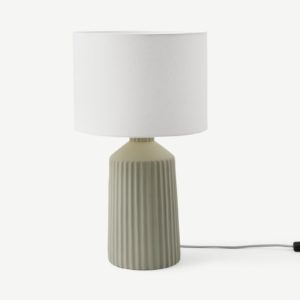 Kae Tischlampe, Salbeigruen - MADE.com