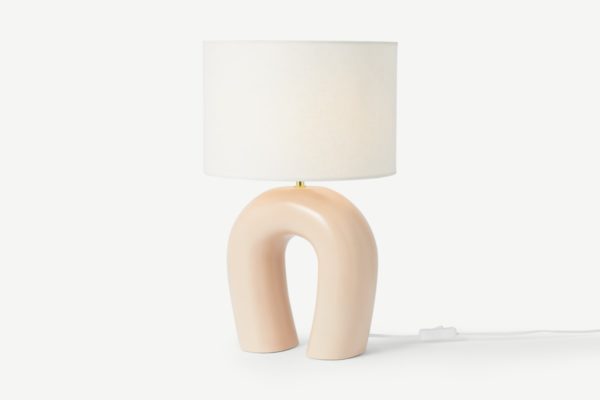 Otha Tischlampe, Zartrosa - MADE.com