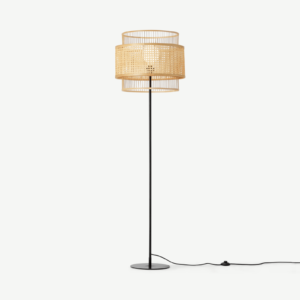 Yen Stehlampe, Rattan - MADE.com