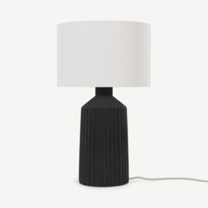 Kae Tischlampe, Schwarz - MADE.com